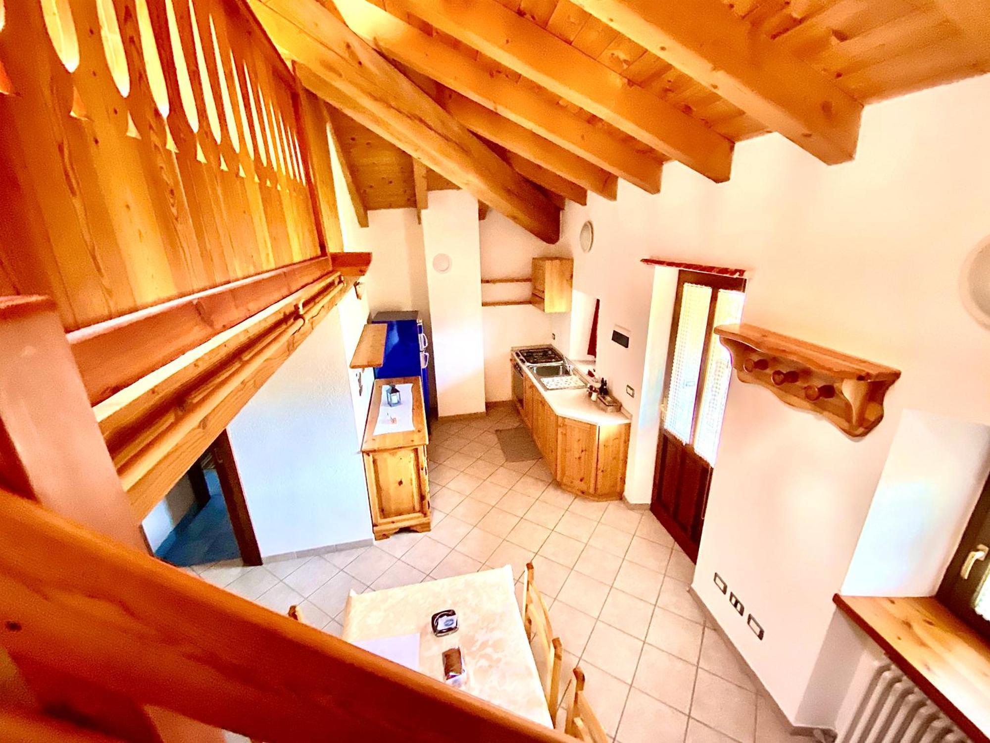 Attico Panoramico Con Soppalco Apartman Gignod Kültér fotó